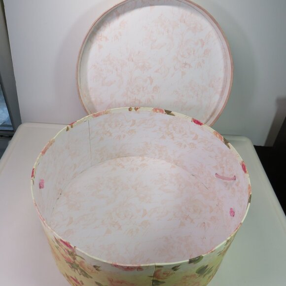 Vintage Victorian Glam Decor - Hat Boxes - Glamour Shoes & Pink Roses (Set of 2) - Picture 11 of 16